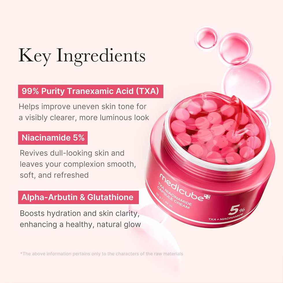Medicube TXA Niacinamide Capsule Cream 5% – 55g