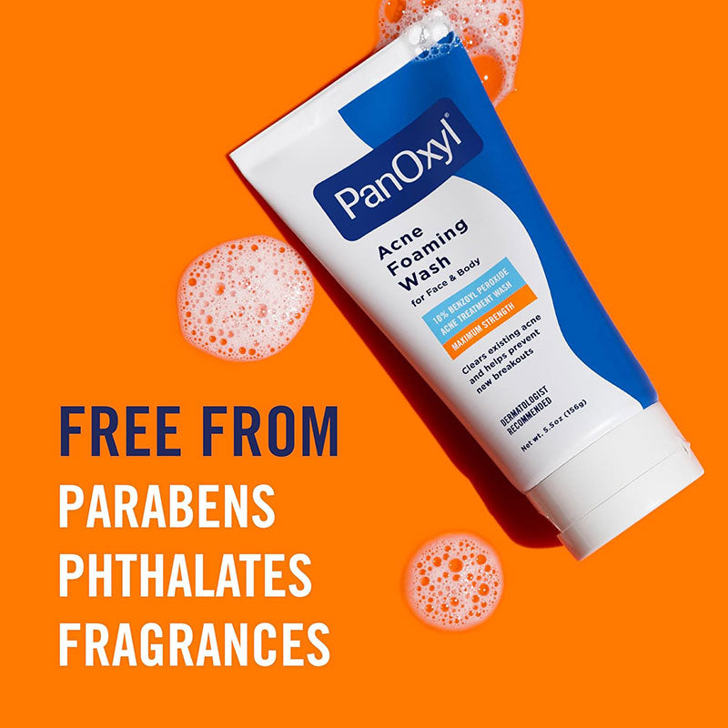 PanOxyl Acne Foaming Wash 10% Benzoyl Peroxide — 156g