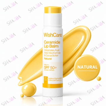 Wishcare Ceramide Lip Balm with SPF 50 PA+++ (Natural)