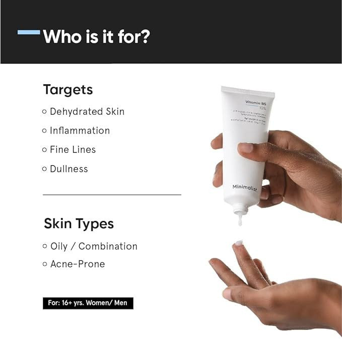 Minimalist Vitamin B5 10% Moisturizer 50g